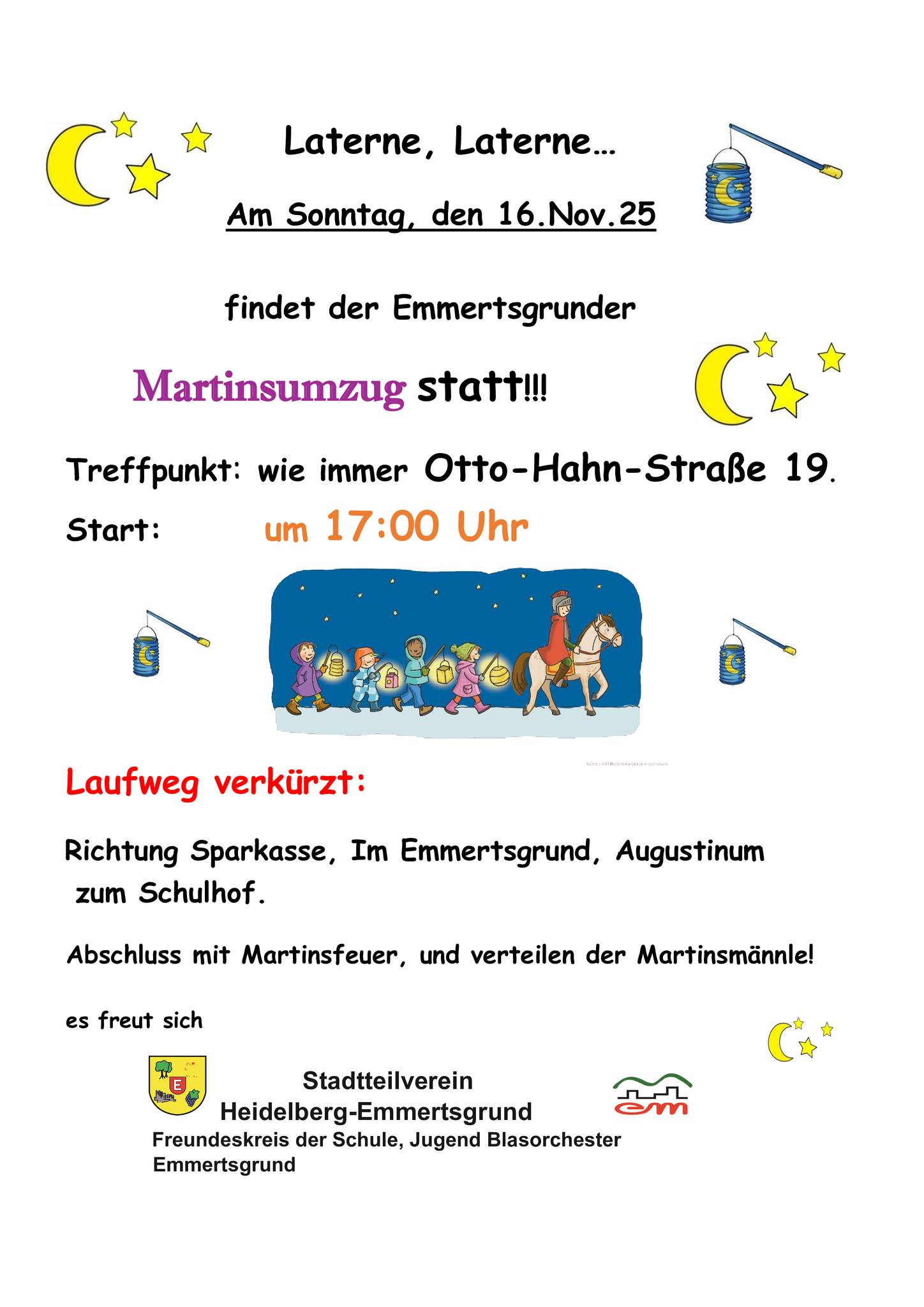 Martinsumzug Emmertsgrund