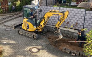 Glasfasernetzarbeiten in der Bothestraße