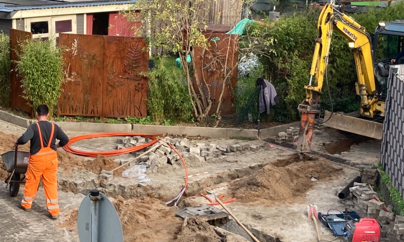 Glasfaserausbau: dann kommen die Kabel (Foto Weinmann-Abel)