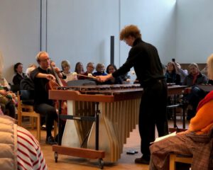 Die Künstler Martin Egidi und Augustin Lipp