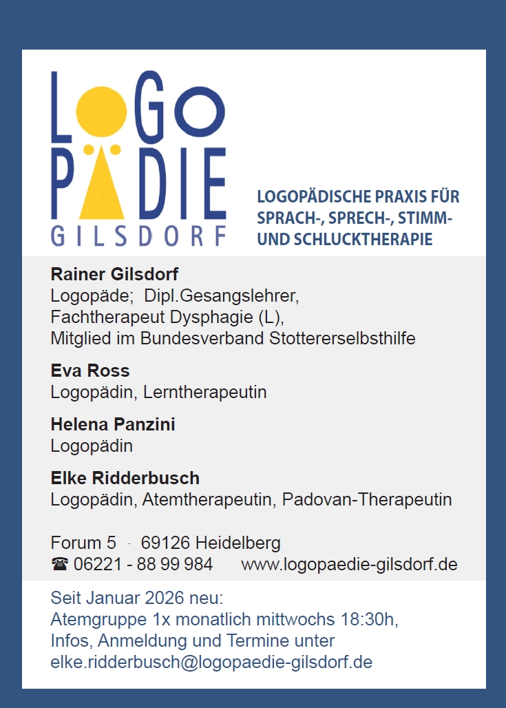 Anzeige Logopädie Gilsdorf