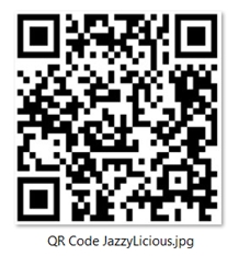 QR-Code Jazzy Licious