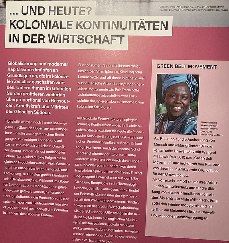 Bis heute reichen die Auswirkungen des Kolonialismus