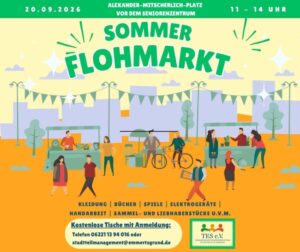 Sommerflohmarkt im Emmertsgrund am 20.09.26
