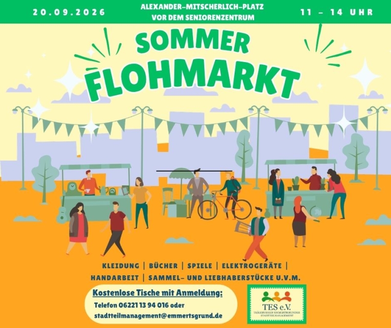 Sommerflohmarkt im Emmertsgrund am 20.09.26