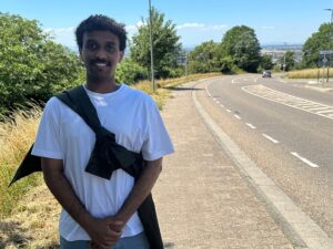 Ahmed Abdalla, der stellvertretende Kinderbeauftragte für den Emmertsgrund