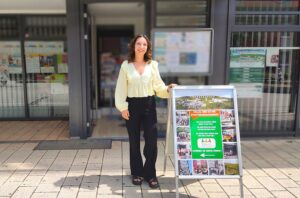 Sophie Wittig , die eue Mitarbeiterin des Stadtteilmanagements Emmertsgrund